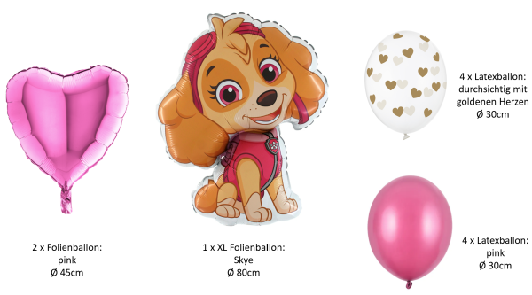 Comic / TV - SET: Paw Patrol, Skye - 11 Stk.